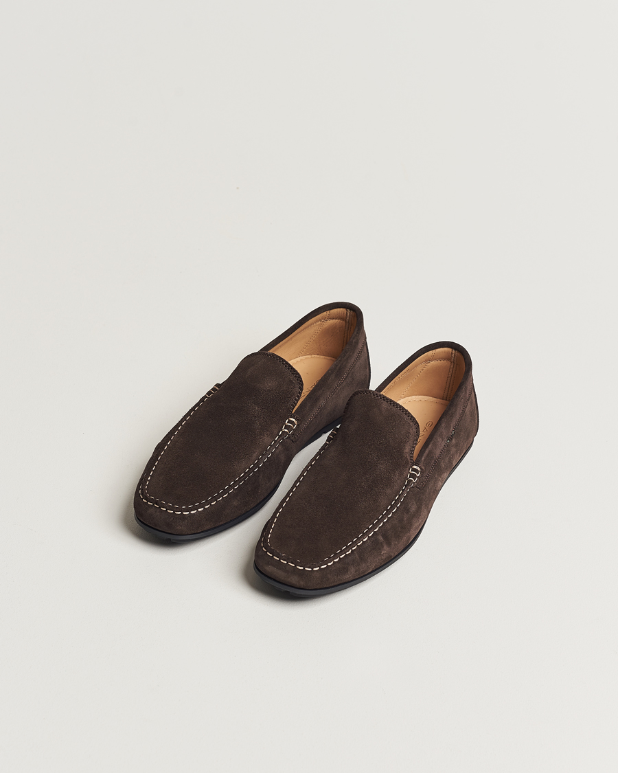 Homme | GANT Wilmon Suede Car Shoe Dark Brown | GANT | Wilmon Suede Car Shoe Dark Brown