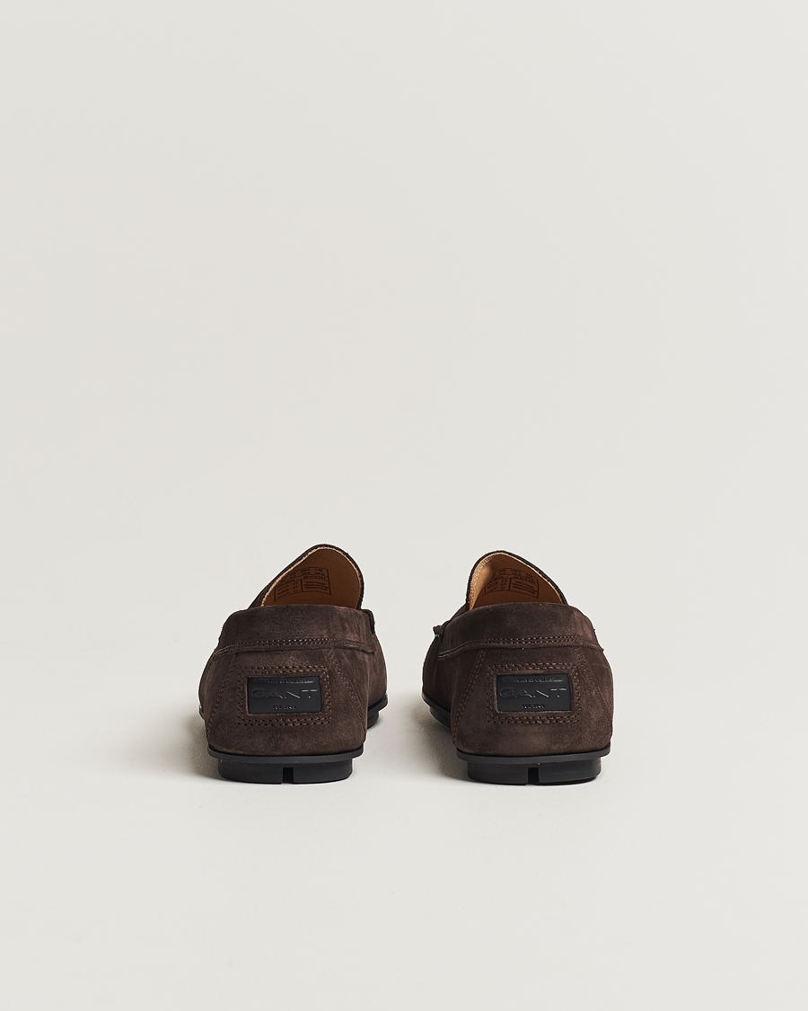 Homme | GANT Wilmon Suede Car Shoe Dark Brown | GANT | Wilmon Suede Car Shoe Dark Brown