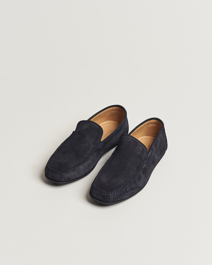 Homme | GANT Wilmon Suede Car Shoe Marine | GANT | Wilmon Suede Car Shoe Marine