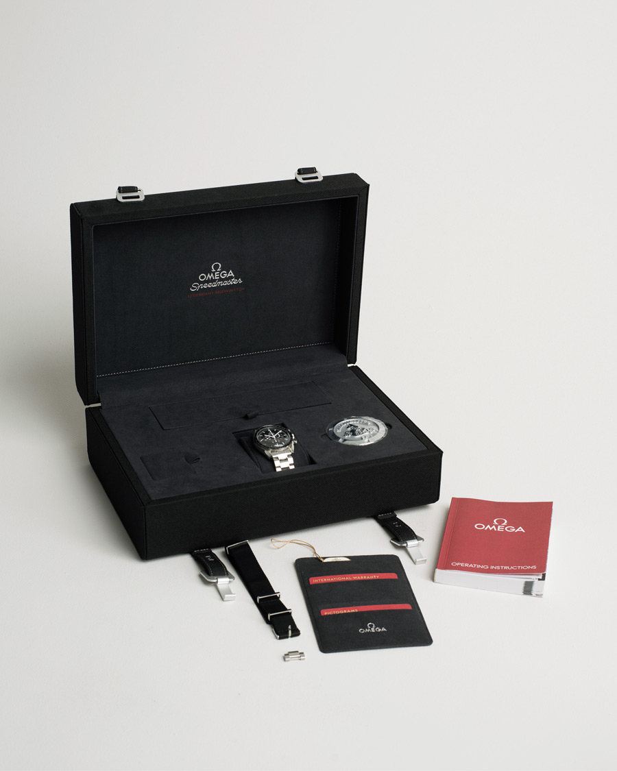 Homme | Omega Pre-Owned Speedmaster Moonwatch PRO 005 Steel Black Silver | Omega Pre-Owned | Speedmaster Moonwatch PRO 005 Steel Black Silver