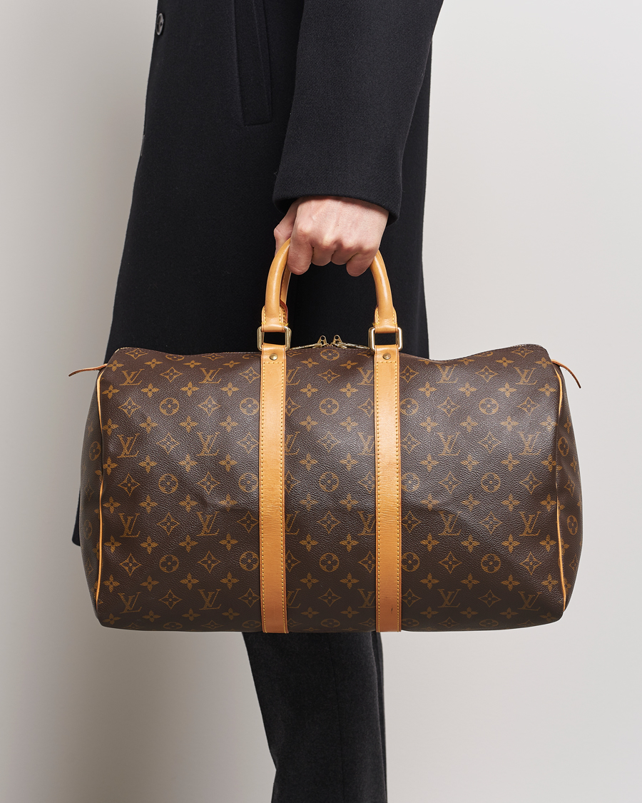 Homme |  | Louis Vuitton Pre-Owned | Keepall 45 Bag Monogram 