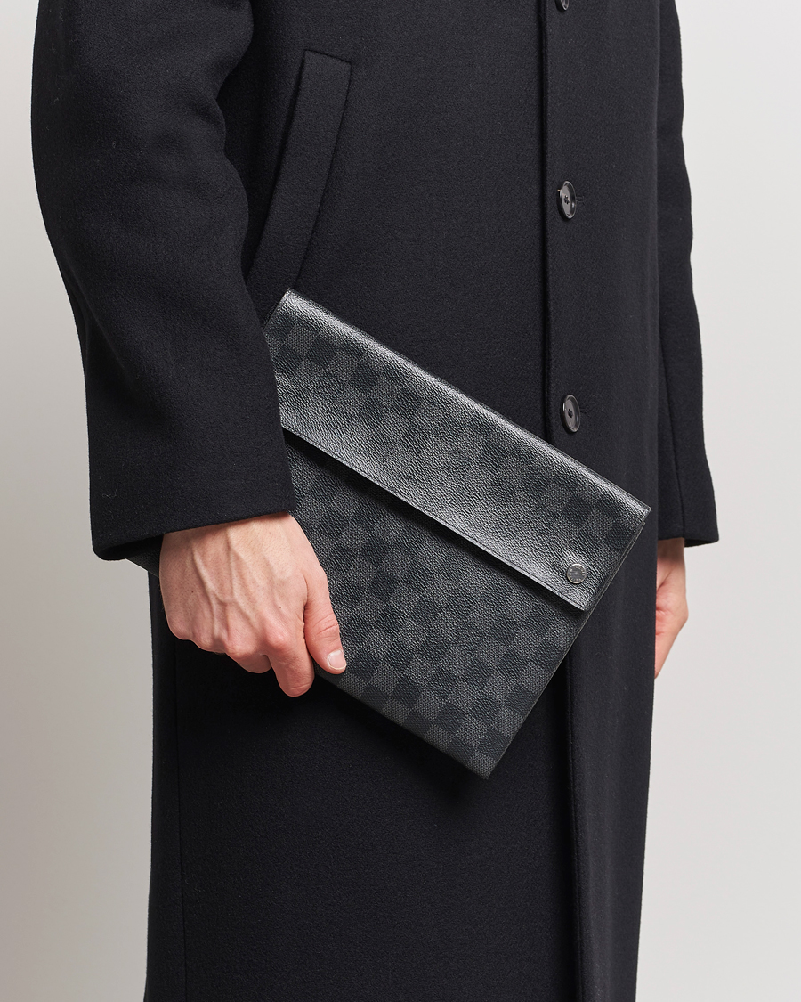 Homme |  | Louis Vuitton Pre-Owned | Alpha Triple Pouches Damier Graphite