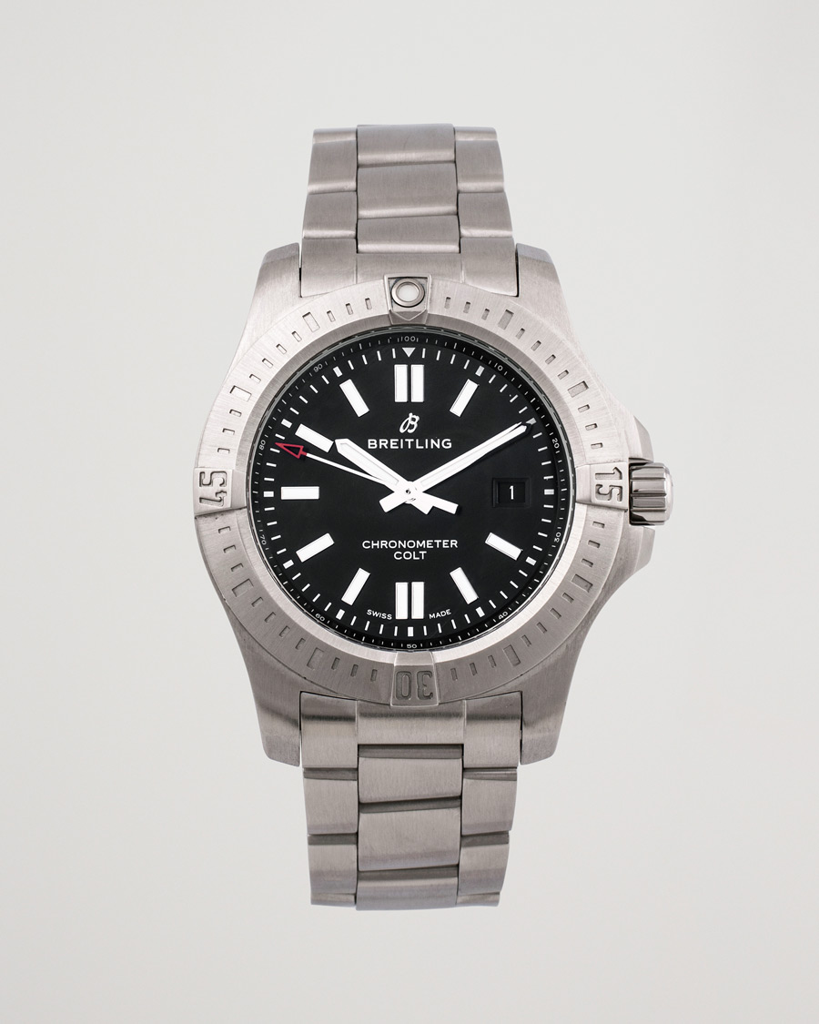 Homme | Breitling Pre-Owned Chronomat Colt A17388101B1A1 Silver | Breitling Pre-Owned | Chronomat Colt A17388101B1A1 Silver
