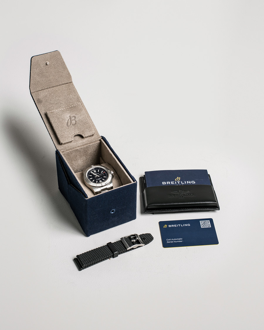 Homme | Breitling Pre-Owned Chronomat Colt A17388101B1A1 Silver | Breitling Pre-Owned | Chronomat Colt A17388101B1A1 Silver