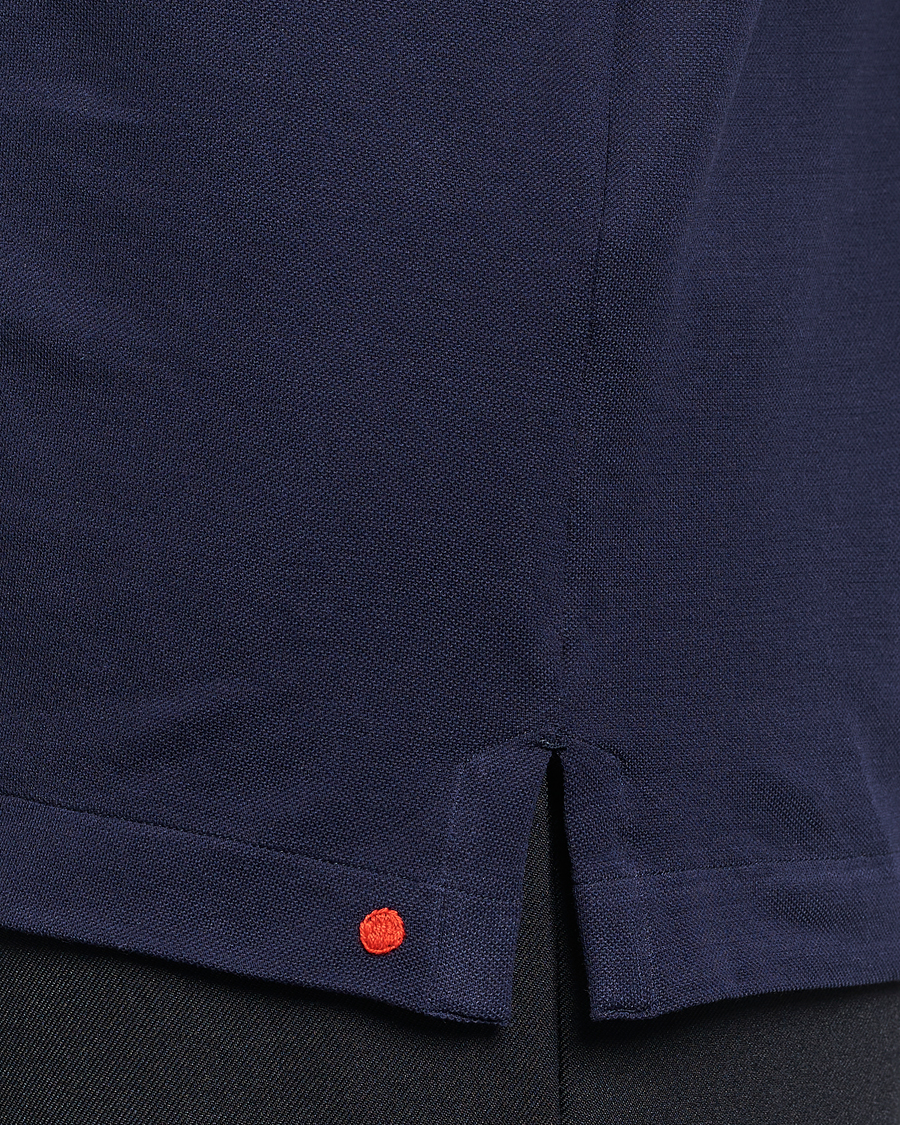 Homme | Polos | Kiton | Short Sleeve Jersey Polo Navy