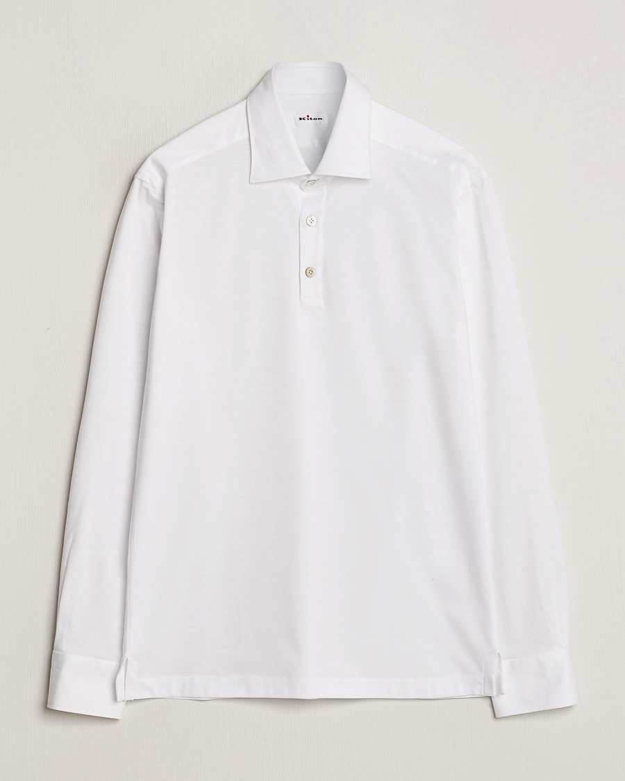 Homme | Chemises | Kiton | Popover Shirt White