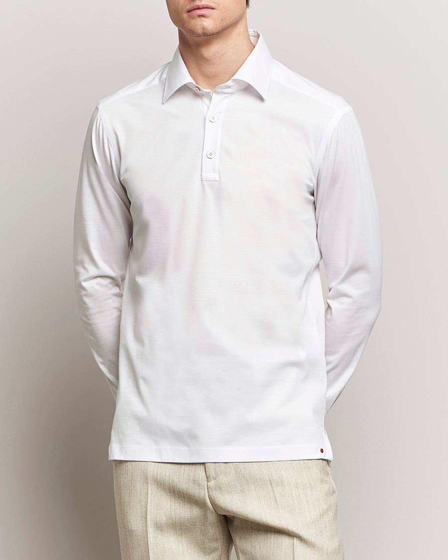 Homme | Italian Department | Kiton | Popover Shirt White