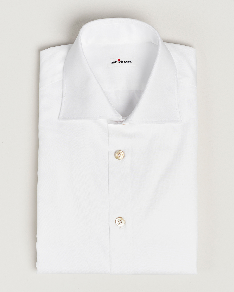 Homme | Chemises | Kiton | Slim Fit Dress Shirt White