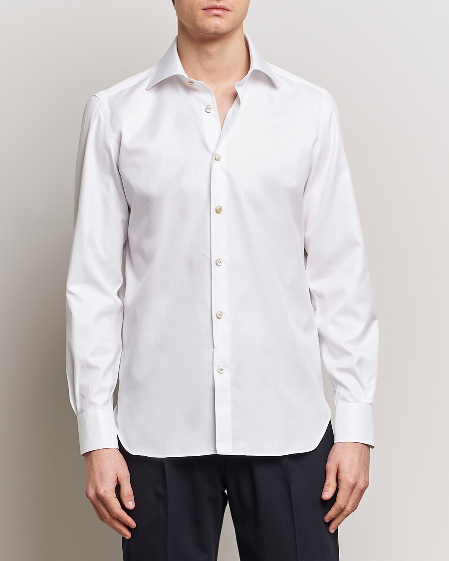 Homme | Chemises | Kiton | Slim Fit Dress Shirt White