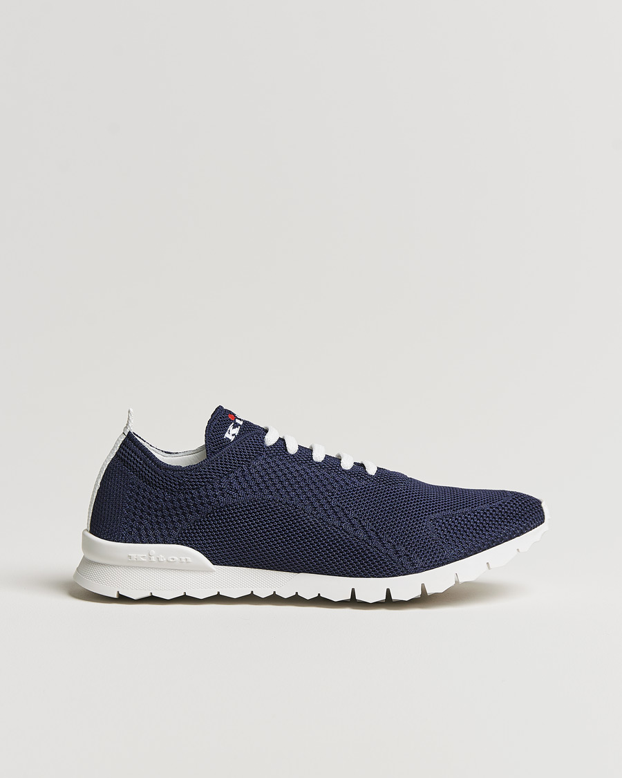 Homme | Kiton Mesh Running Sneakers Navy | Kiton | Mesh Running Sneakers Navy