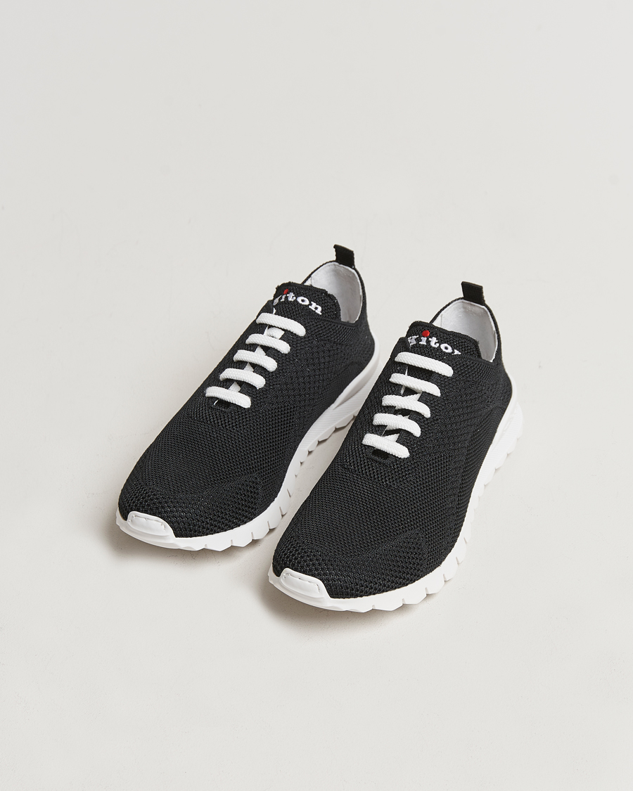 Homme | Kiton Mesh Running Sneakers Black | Kiton | Mesh Running Sneakers Black