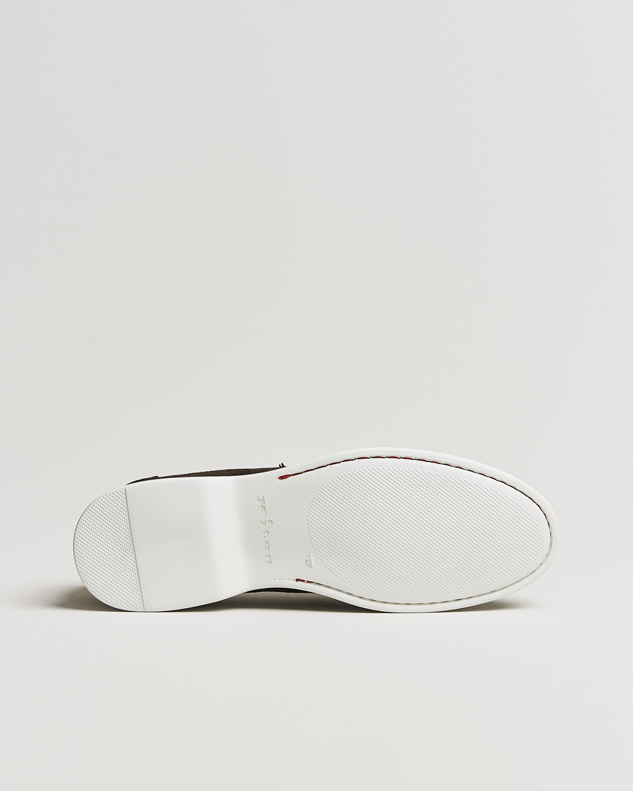 Homme | Kiton Summer Loafers Dark Brown Suede | Kiton | Summer Loafers Dark Brown Suede