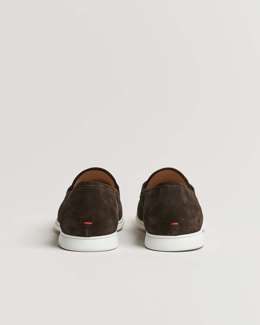 Homme | Kiton Summer Loafers Dark Brown Suede | Kiton | Summer Loafers Dark Brown Suede