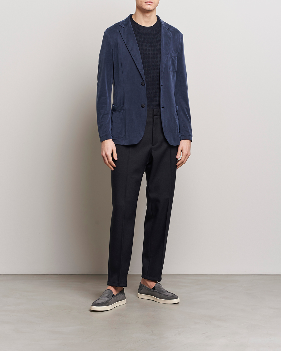 Homme | Blazers | Giorgio Armani | Unconstructed Blazer Navy