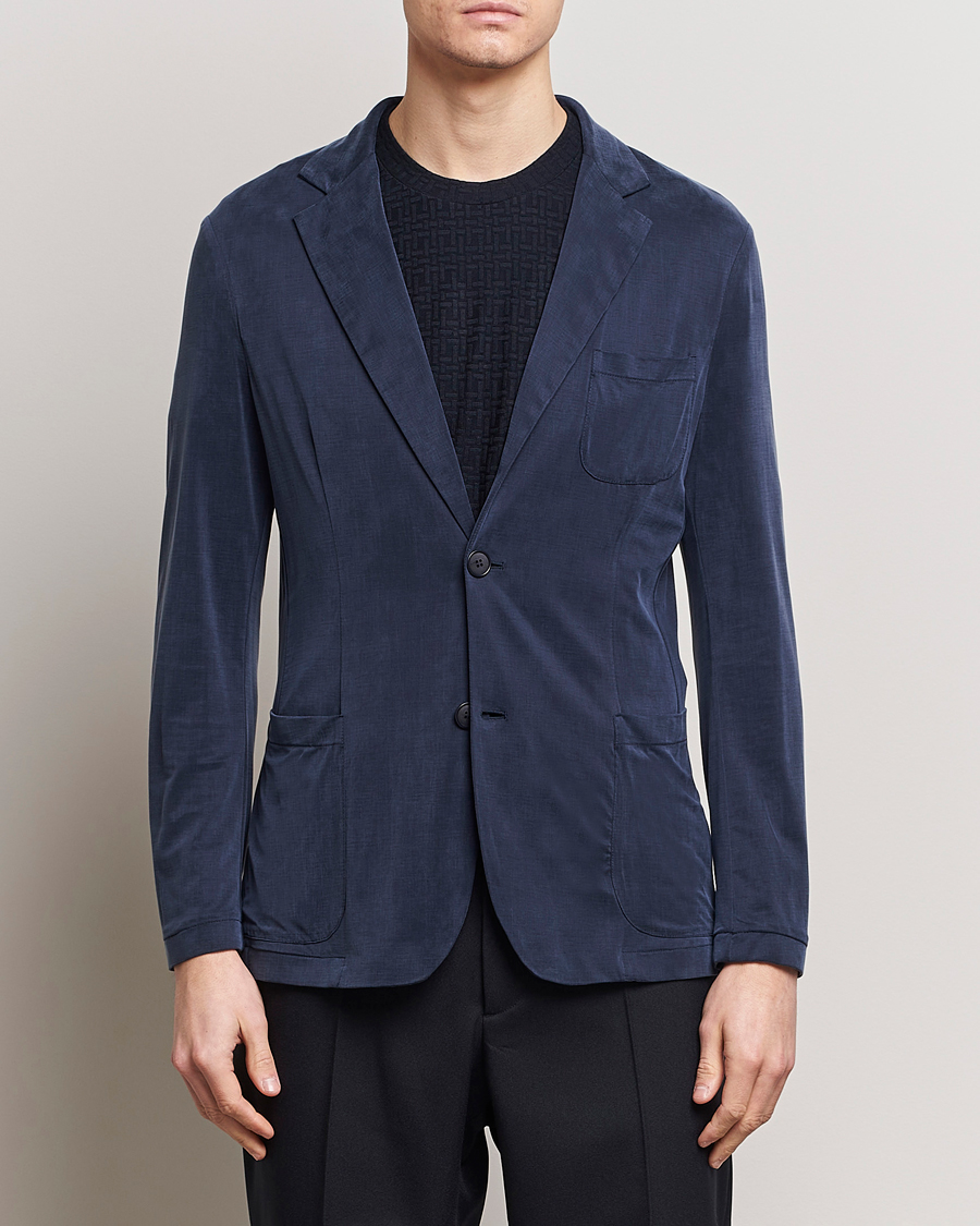 Homme | Blazers | Giorgio Armani | Unconstructed Blazer Navy