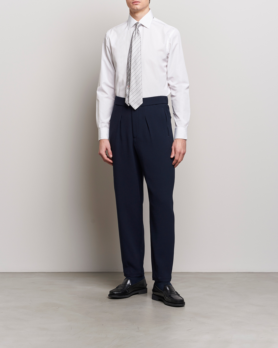 Homme | Quiet Luxury | Giorgio Armani | Slim Fit Dress Shirt White