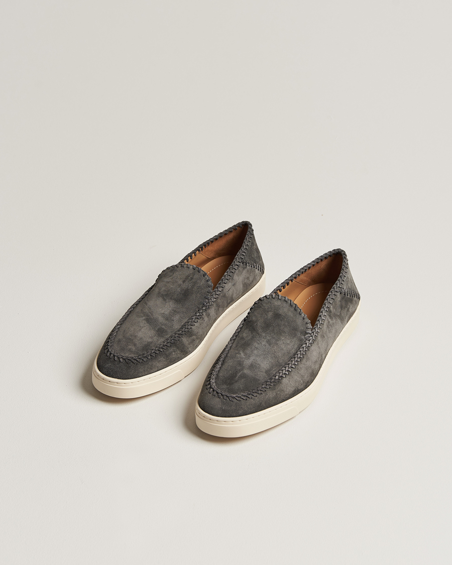 Homme | Chaussures | Giorgio Armani | Intrecci Loafers Grey Suede
