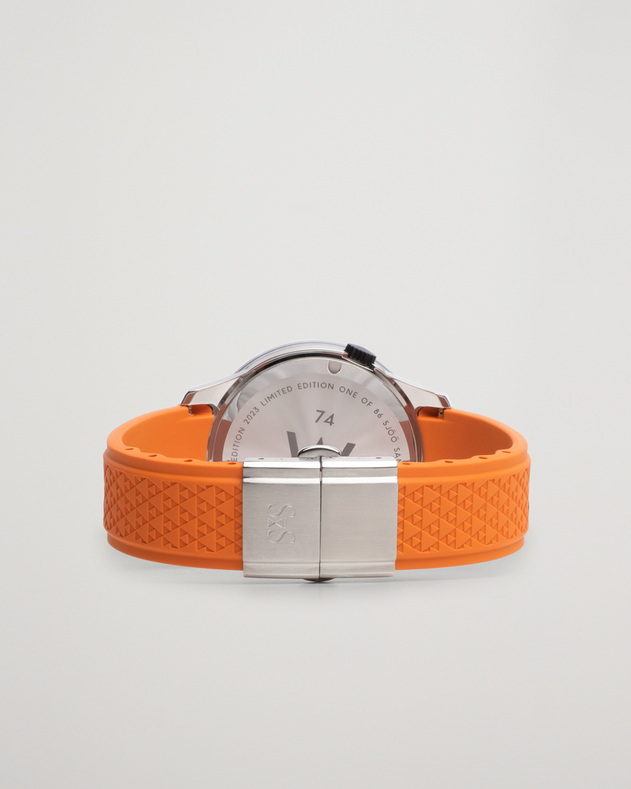 Homme | Sjöö Sandström Royal Steel Worldtimer 41mm Annual Edition Orange | Sjöö Sandström | Royal Steel Worldtimer 41mm Annual Edition Orange