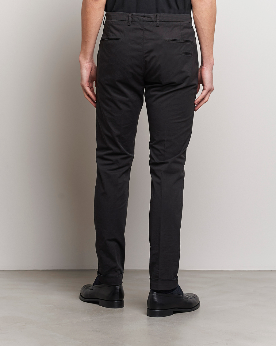 Homme | Pantalons | Briglia 1949 | Slim Fit Cotton Stretch Chinos Black