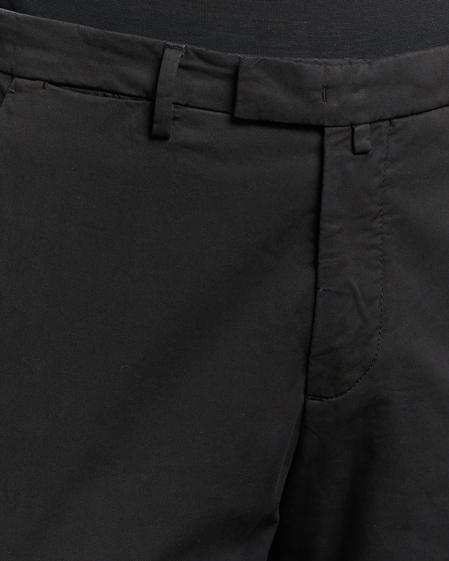 Homme | Pantalons | Briglia 1949 | Slim Fit Cotton Stretch Chinos Black