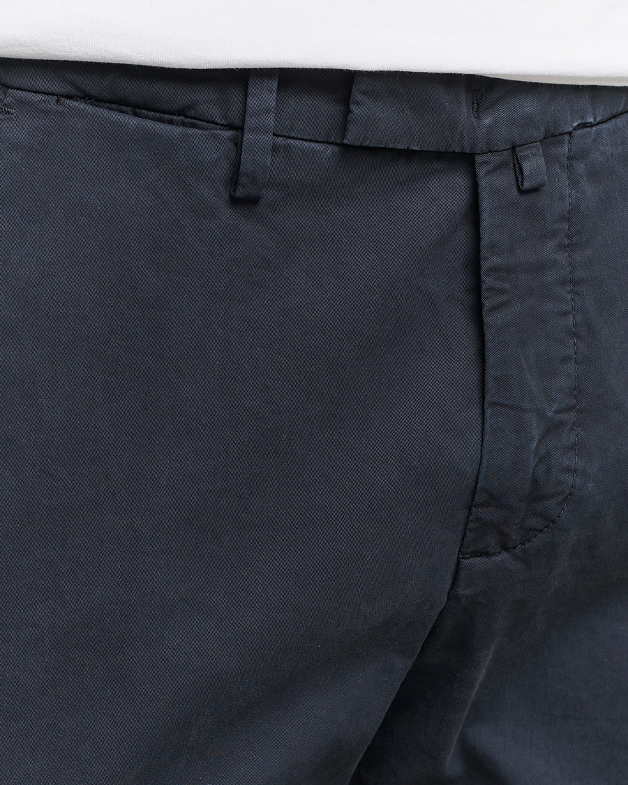 Homme | Pantalons | Briglia 1949 | Slim Fit Cotton Stretch Chinos Navy