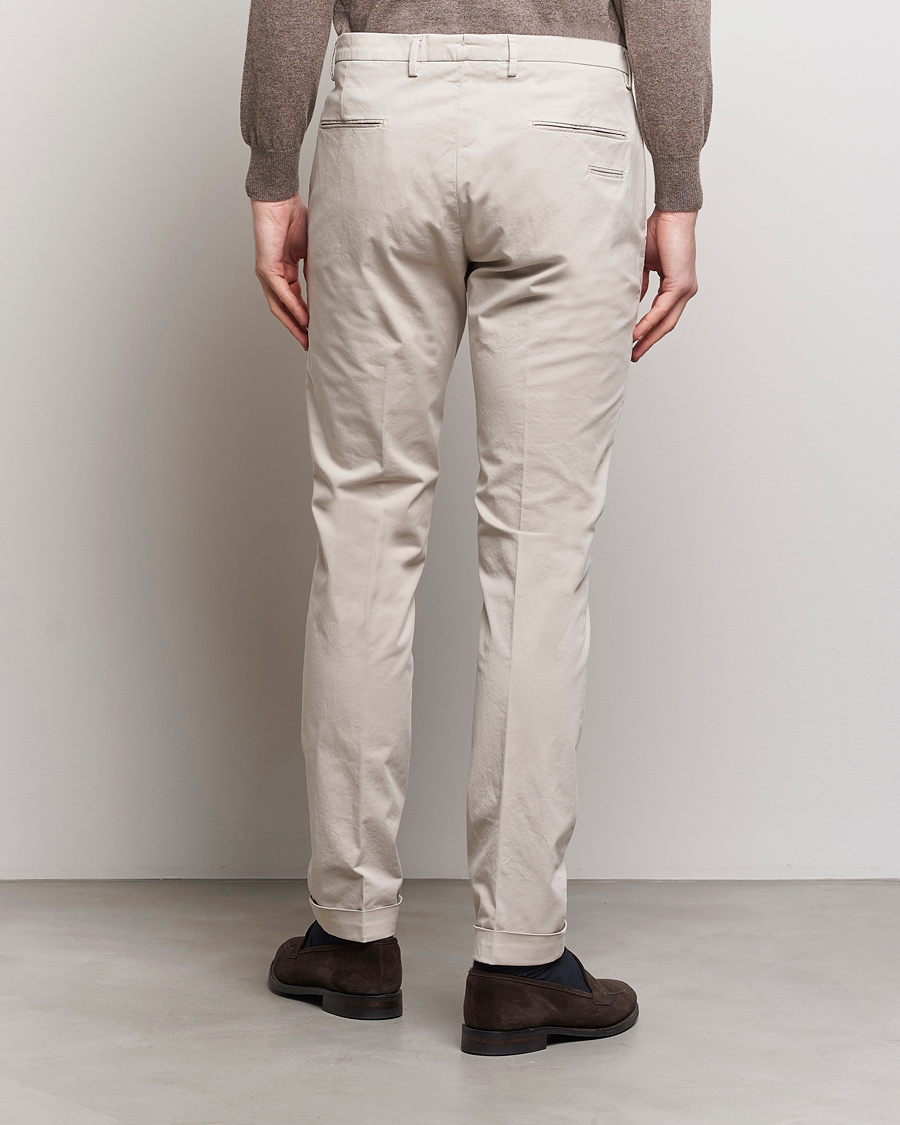 Homme | Pantalons | Briglia 1949 | Slim Fit Cotton Stretch Chinos Beige