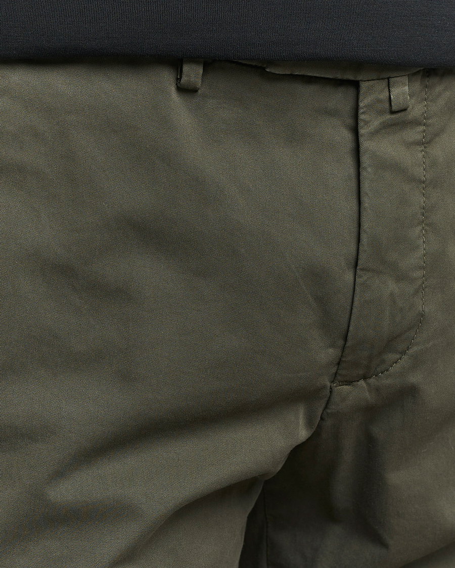 Homme | Pantalons | Briglia 1949 | Slim Fit Cotton Stretch Chinos Olive