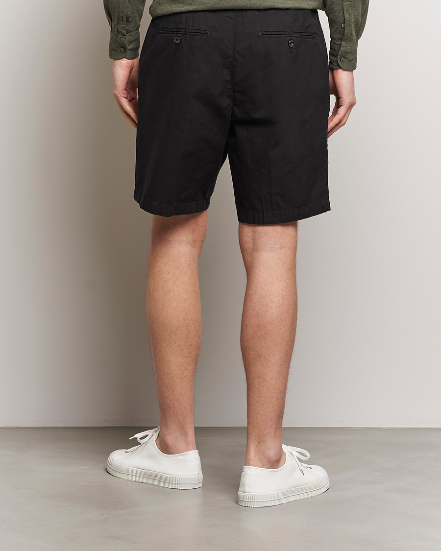 Homme | Shorts | Briglia 1949 | Easy Fit Cotton Shorts Black