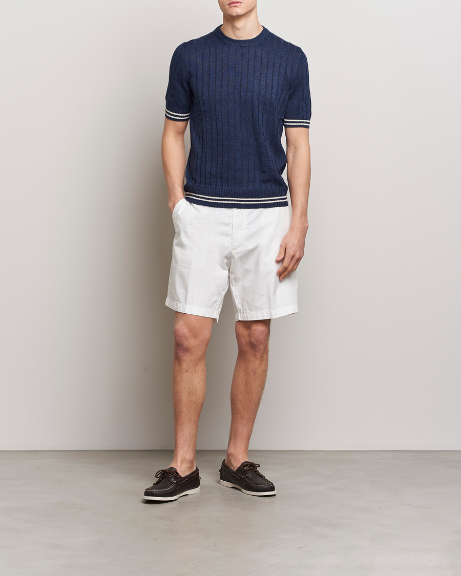 Homme | Shorts | Briglia 1949 | Easy Fit Cotton Shorts White