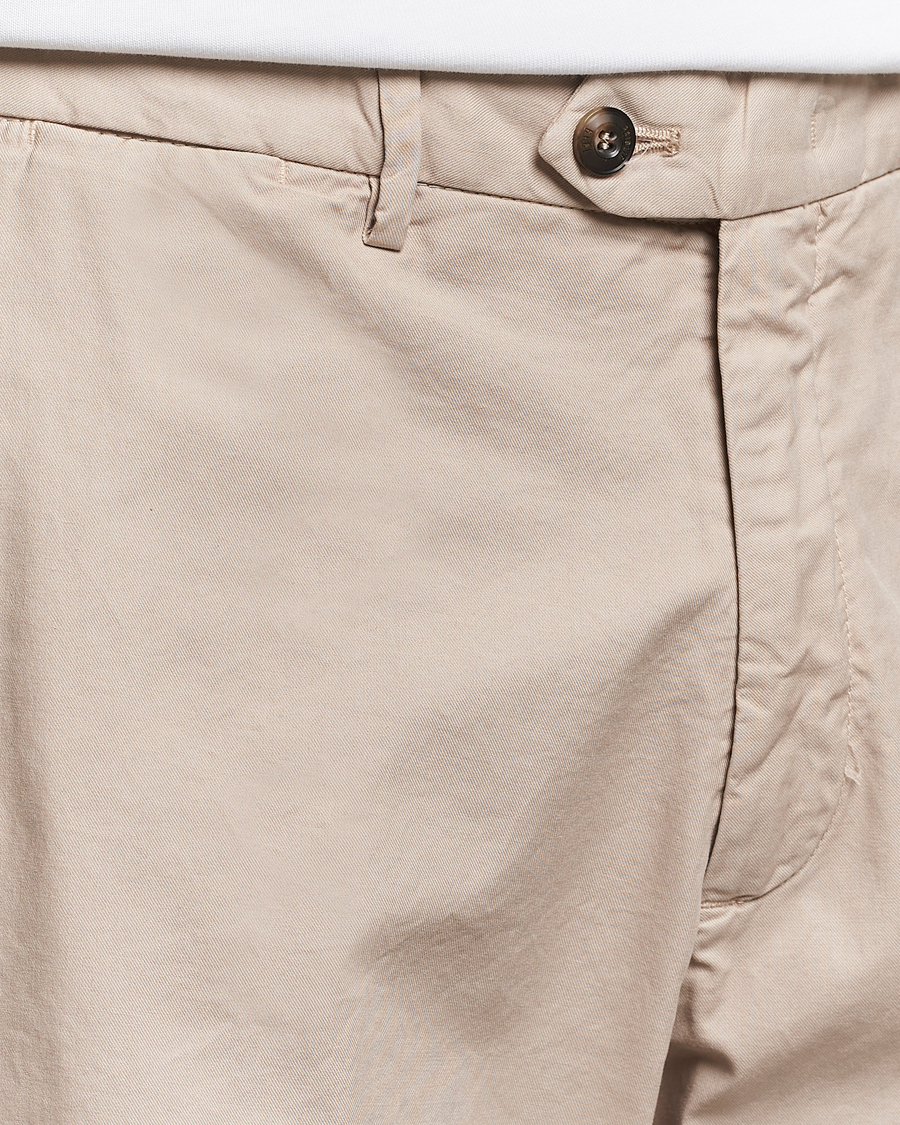 Homme | Shorts | Briglia 1949 | Easy Fit Cotton Shorts Beige