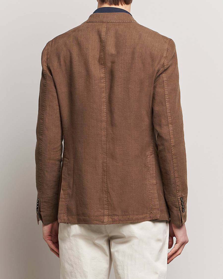 Homme | Blazers | L.B.M. 1911 | Jack Regular Fit Linen Blazer Brown