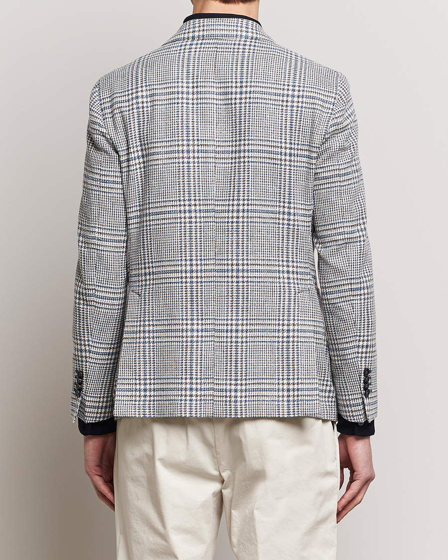 Homme | Blazers | L.B.M. 1911 | Checked Cotton Blazer Navy/Brown