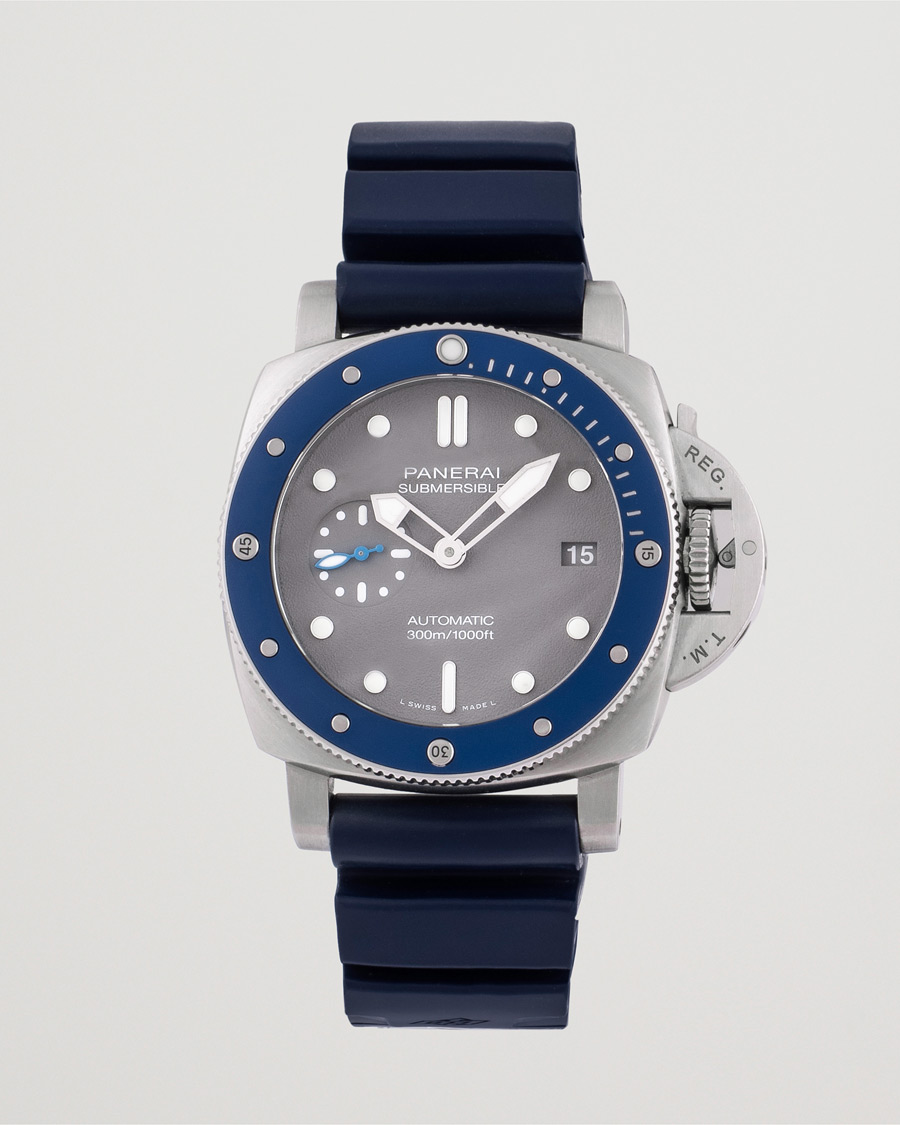 Homme | Panerai Pre-Owned Luminor Submersible PAM 00959 Silver | Panerai Pre-Owned | Luminor Submersible PAM 00959 Silver