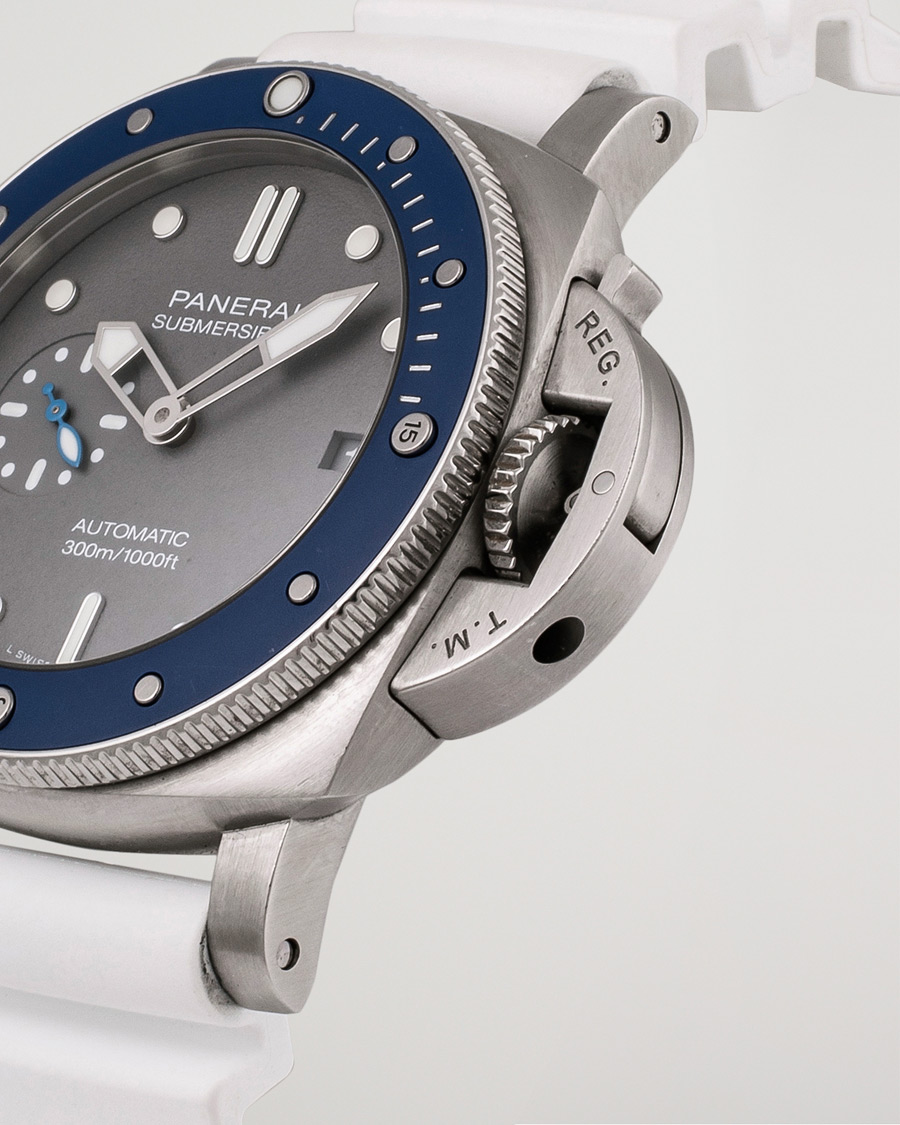 Homme | Panerai Pre-Owned Luminor Submersible PAM 00959 Silver | Panerai Pre-Owned | Luminor Submersible PAM 00959 Silver