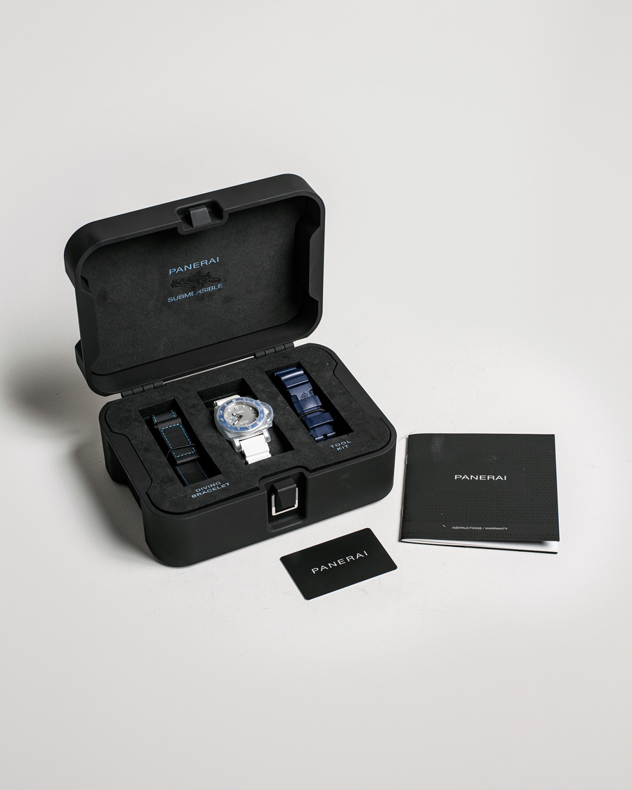 Homme | Panerai Pre-Owned Luminor Submersible PAM 00959 Silver | Panerai Pre-Owned | Luminor Submersible PAM 00959 Silver