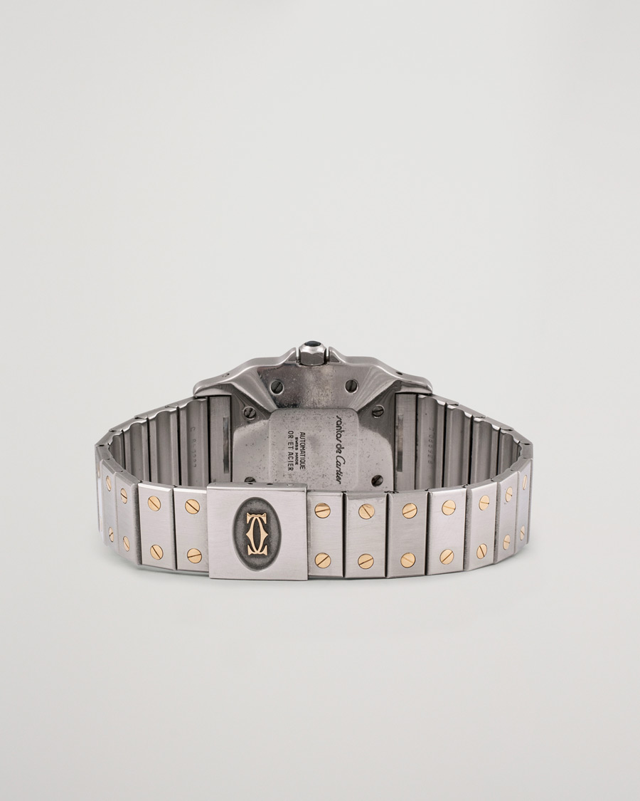 Homme | Cartier Pre-Owned Santos Galbée 2961 Silver | Cartier Pre-Owned | Santos Galbée 2961 Silver