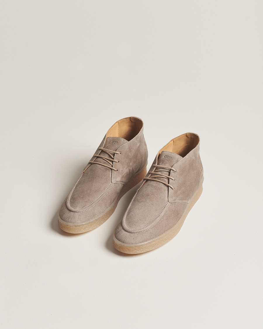 Homme | Baskets Hautes | CQP | Plana Suede Chukka Taupe