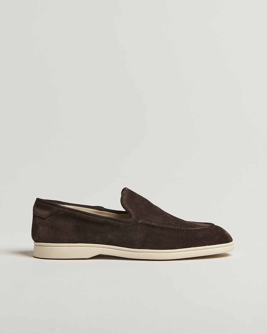 Homme | Loafers | CQP | Debonair Suede Loafers Chocolate