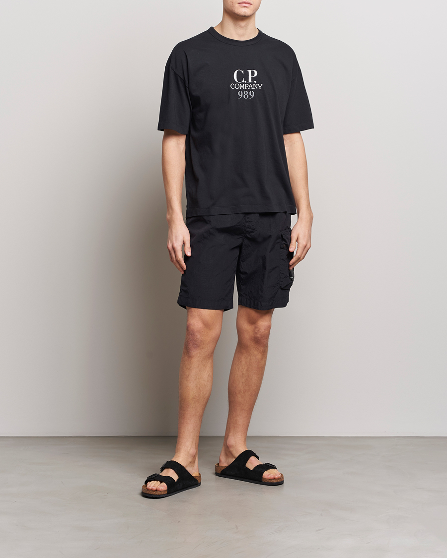 Homme | Maillots De Bain | C.P. Company | Flatt Nylon Cargo Swimshorts Black