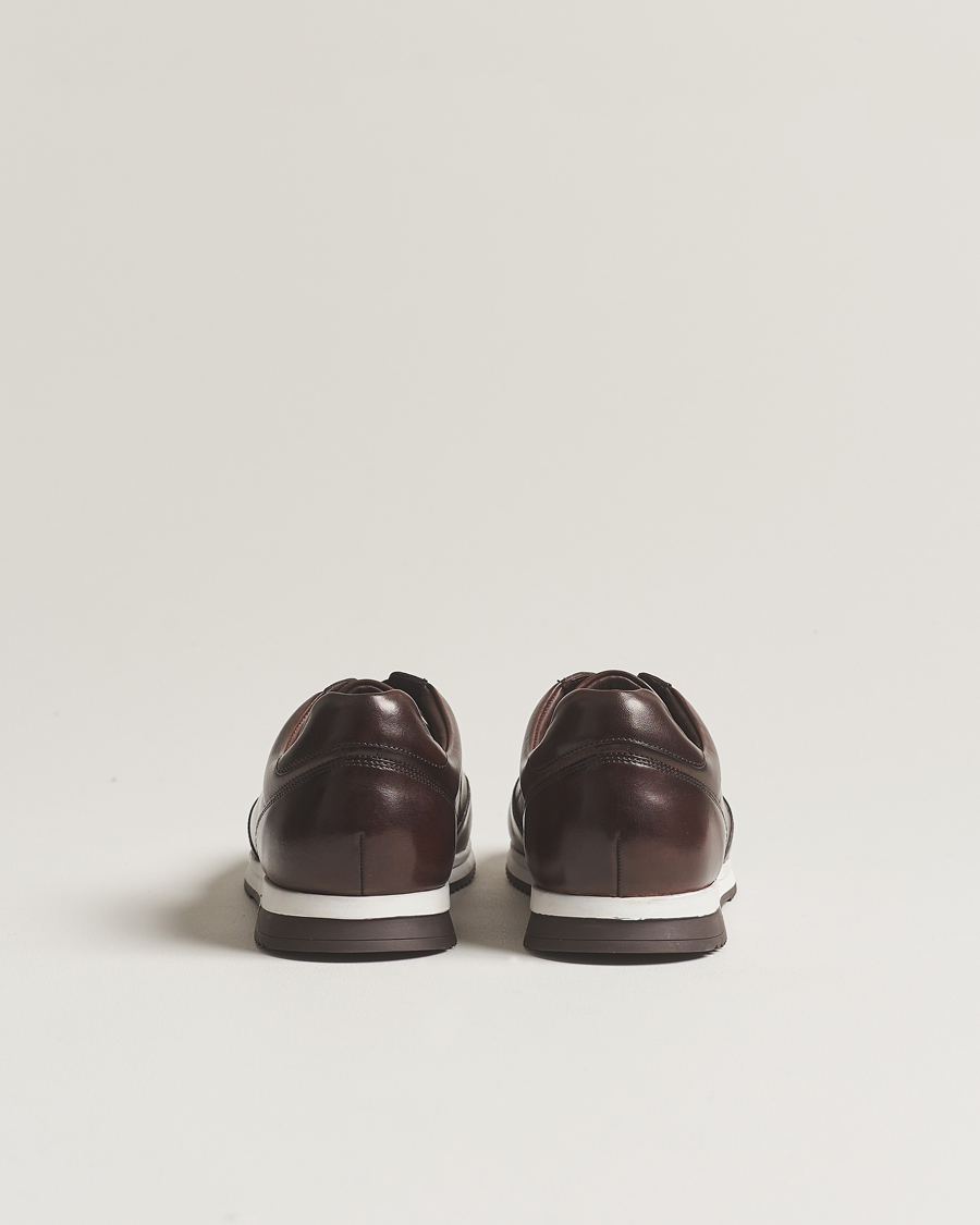 Homme | Loake 1880 Bannister Leather Running Sneaker Dark Brown | Loake 1880 | Bannister Leather Running Sneaker Dark Brown