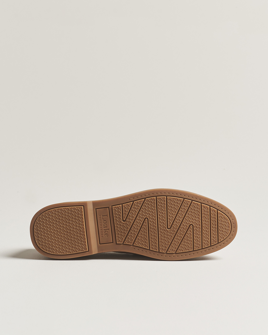 Homme | Loake 1880 Lucca Suede Penny Loafer Flint | Loake 1880 | Lucca Suede Penny Loafer Flint