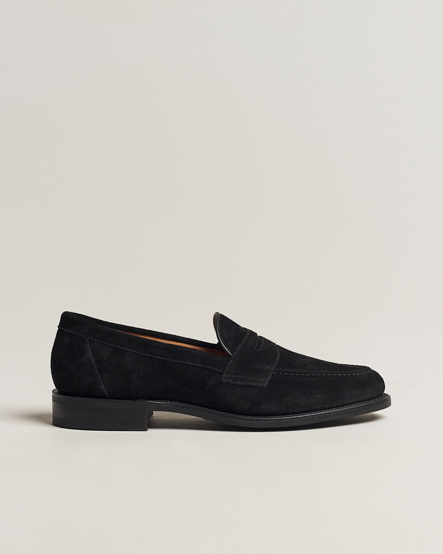 Homme | Loake 1880 Grant Shadow Sole Black Suede | Loake 1880 | Grant Shadow Sole Black Suede