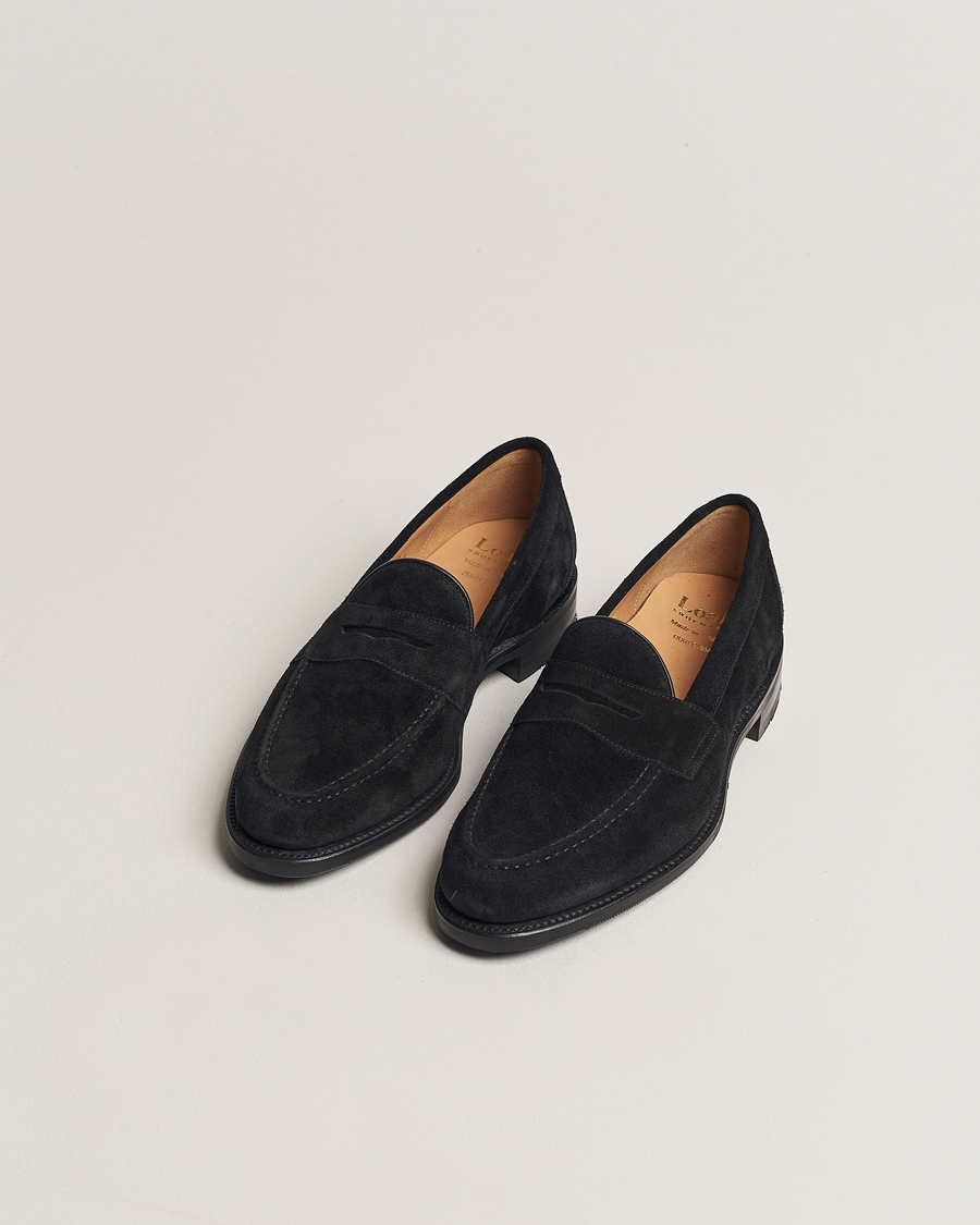 Homme | Loake 1880 Grant Shadow Sole Black Suede | Loake 1880 | Grant Shadow Sole Black Suede