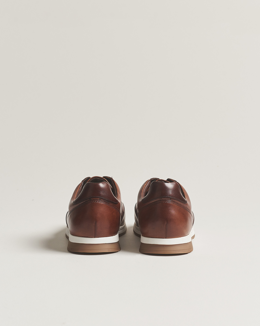 Homme | Baskets | Loake Shoemakers | Bannister Leather Running Sneaker Cedar