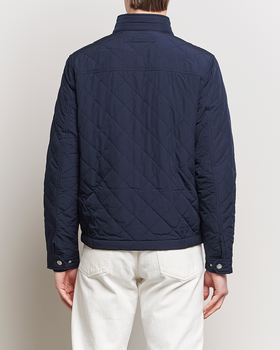 Homme | Manteaux Et Vestes | Gant | The Quilted Windcheater Evening Blue