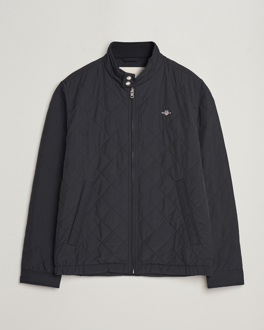 Homme | Manteaux Et Vestes | Gant | The Quilted Windcheater Black