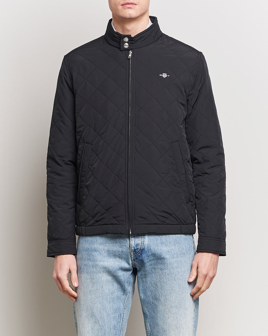 Homme |  | GANT | The Quilted Windcheater Black