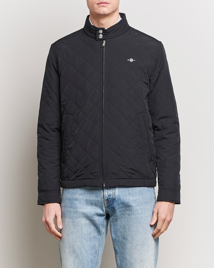 Homme | Manteaux Et Vestes | Gant | The Quilted Windcheater Black