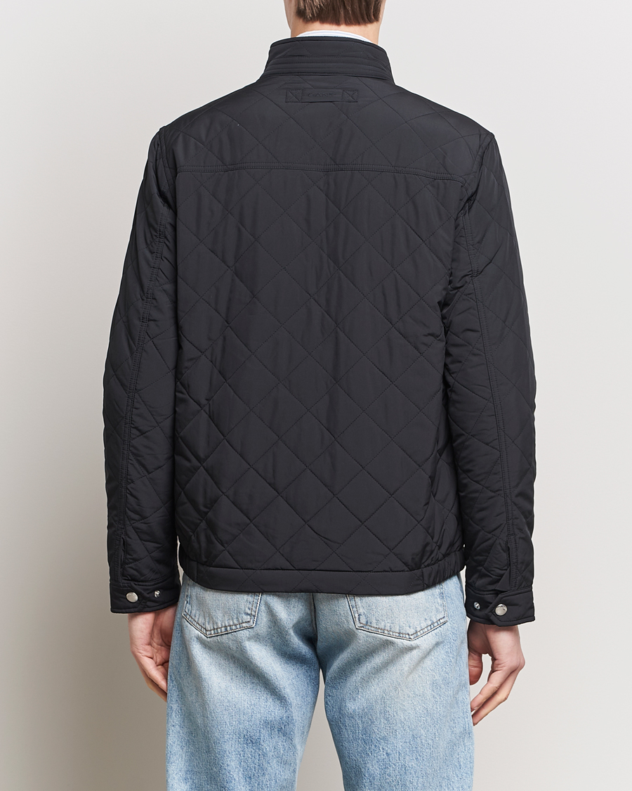 Homme | Manteaux Et Vestes | GANT | The Quilted Windcheater Black