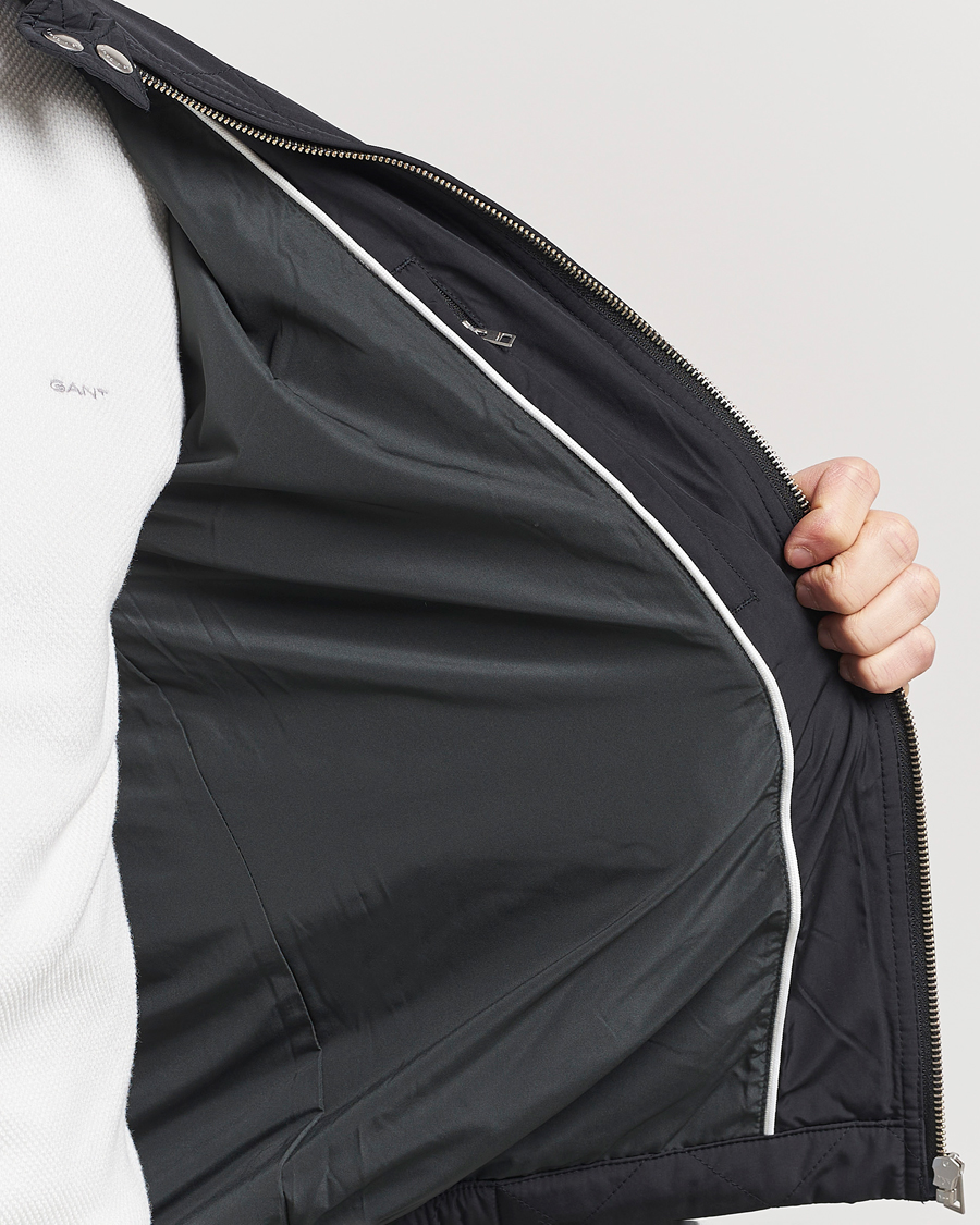 Homme | Manteaux Et Vestes | Gant | The Quilted Windcheater Black